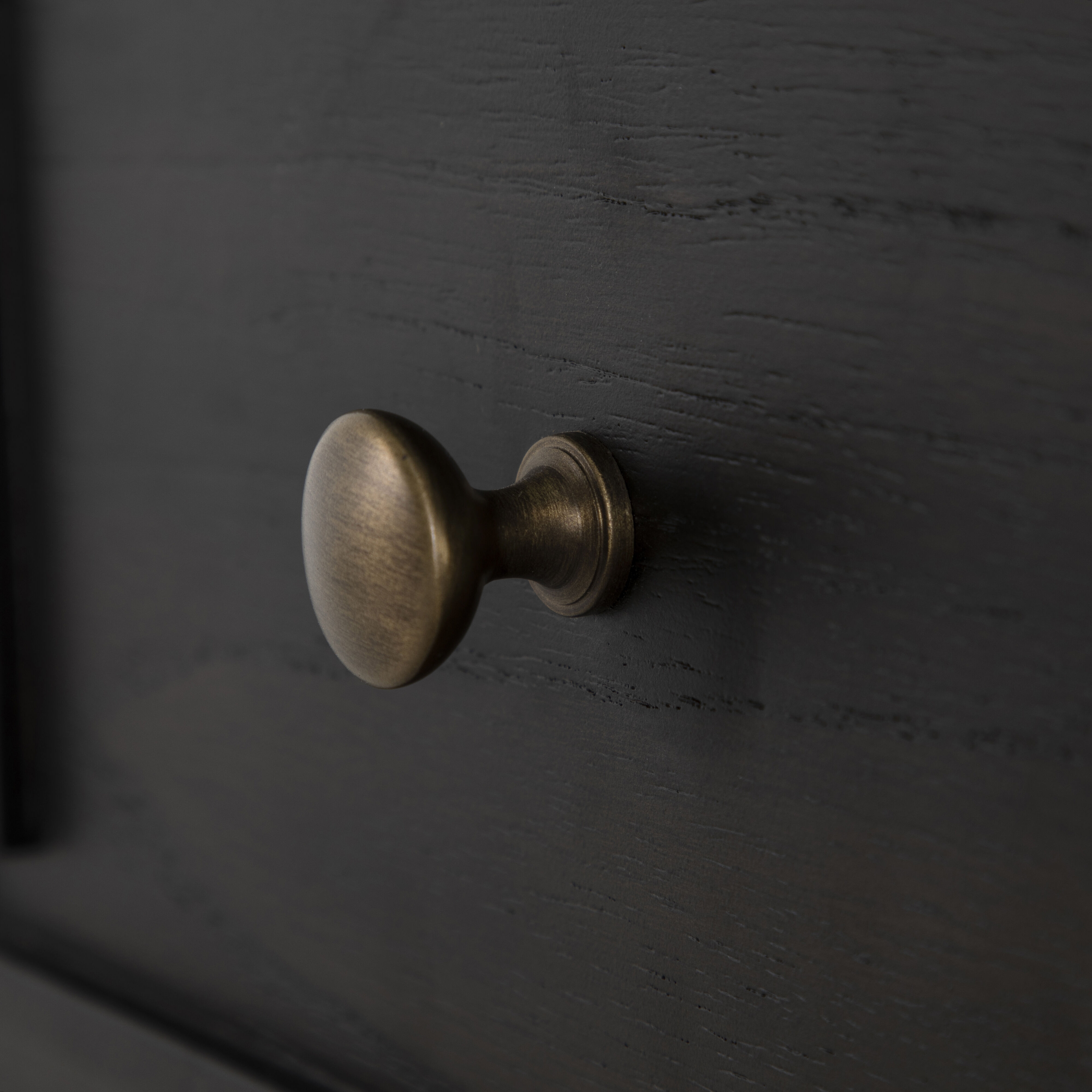Glenwood Cerused Brown and Agros White Stone with Brushed Antique Brass Chest
