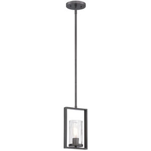 Elements 1 Light 6 inch Charcoal Mini Pendant Ceiling Light