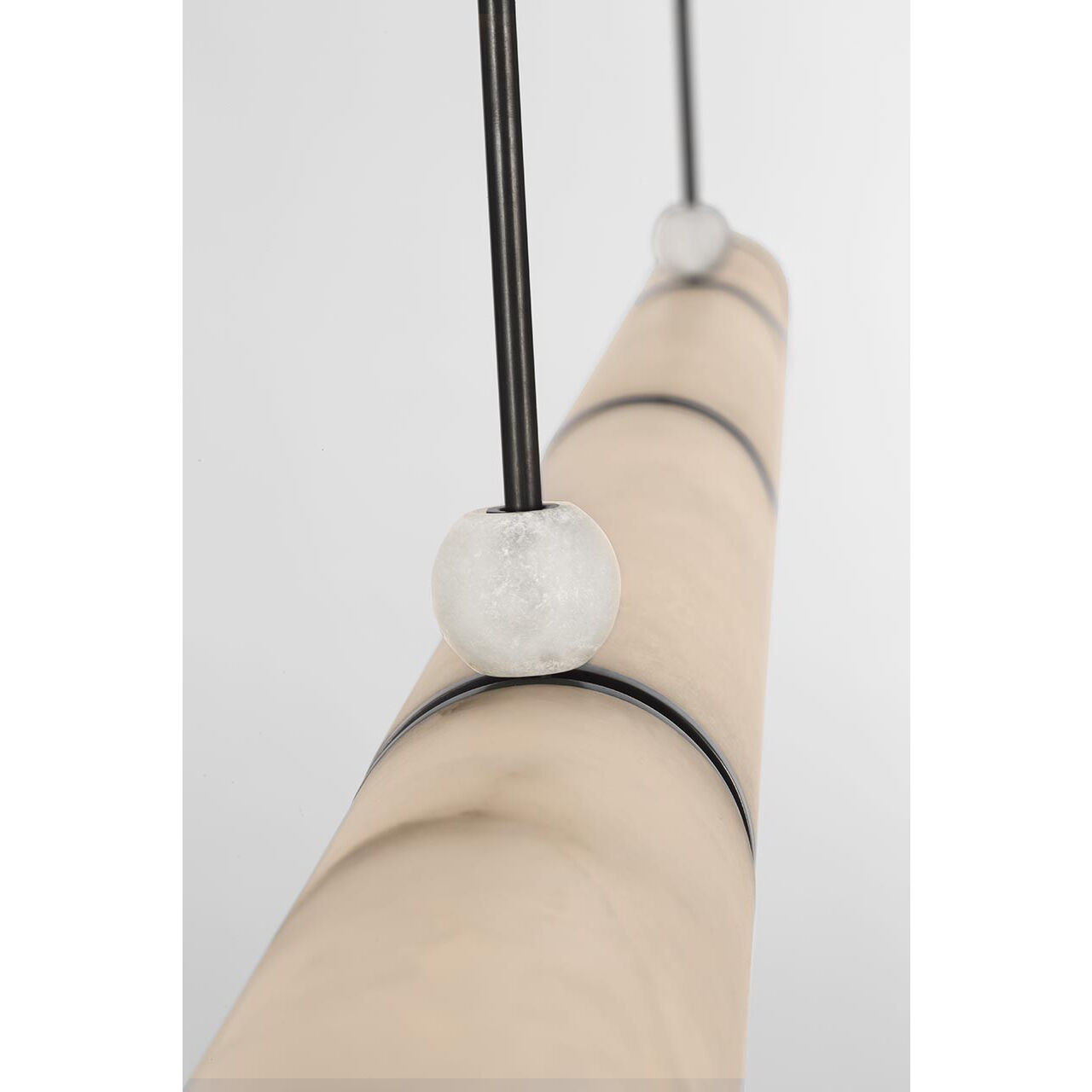 Anne-Marie Barton Marcell Linear Chandelier Ceiling Light in Bronze