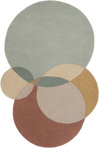 Beck 36 X 24 inch Sage Rug in 2 x 3, Rectangle