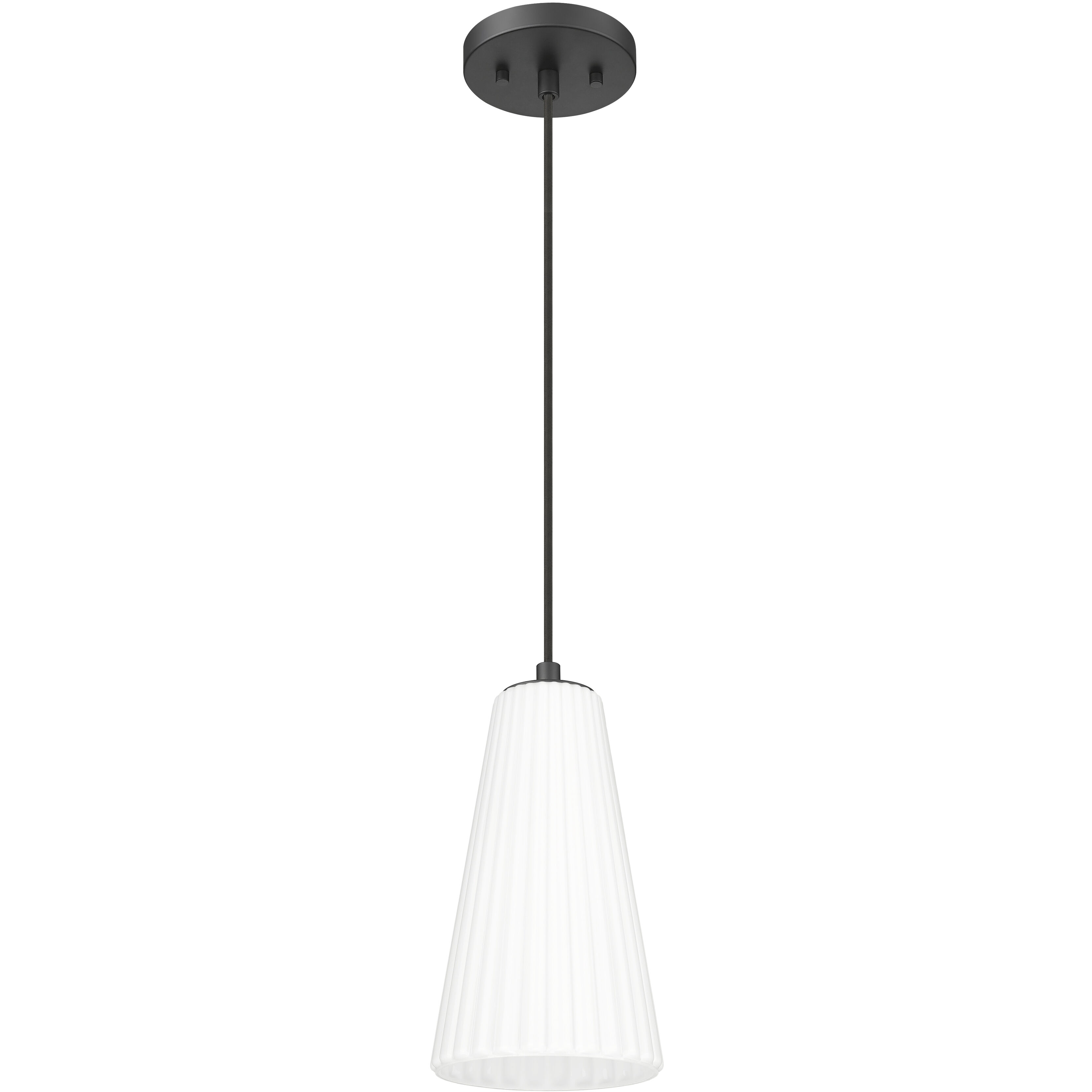 Farrell 1 Light 6 inch Matte Black Pendant Ceiling Light