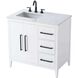 Millie 36 X 35 inch White Bathroom Vanity Cabinet