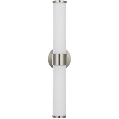 Brentwood LED 5 inch Brushed Steel Vanity Light Wall Light