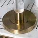 Winslet 33 inch 100.00 watt Gold and Clear Acrylic Table Lamp Portable Light, with Nightlight