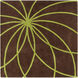 Forum 96 X 96 inch Olive, Dark Brown Rug