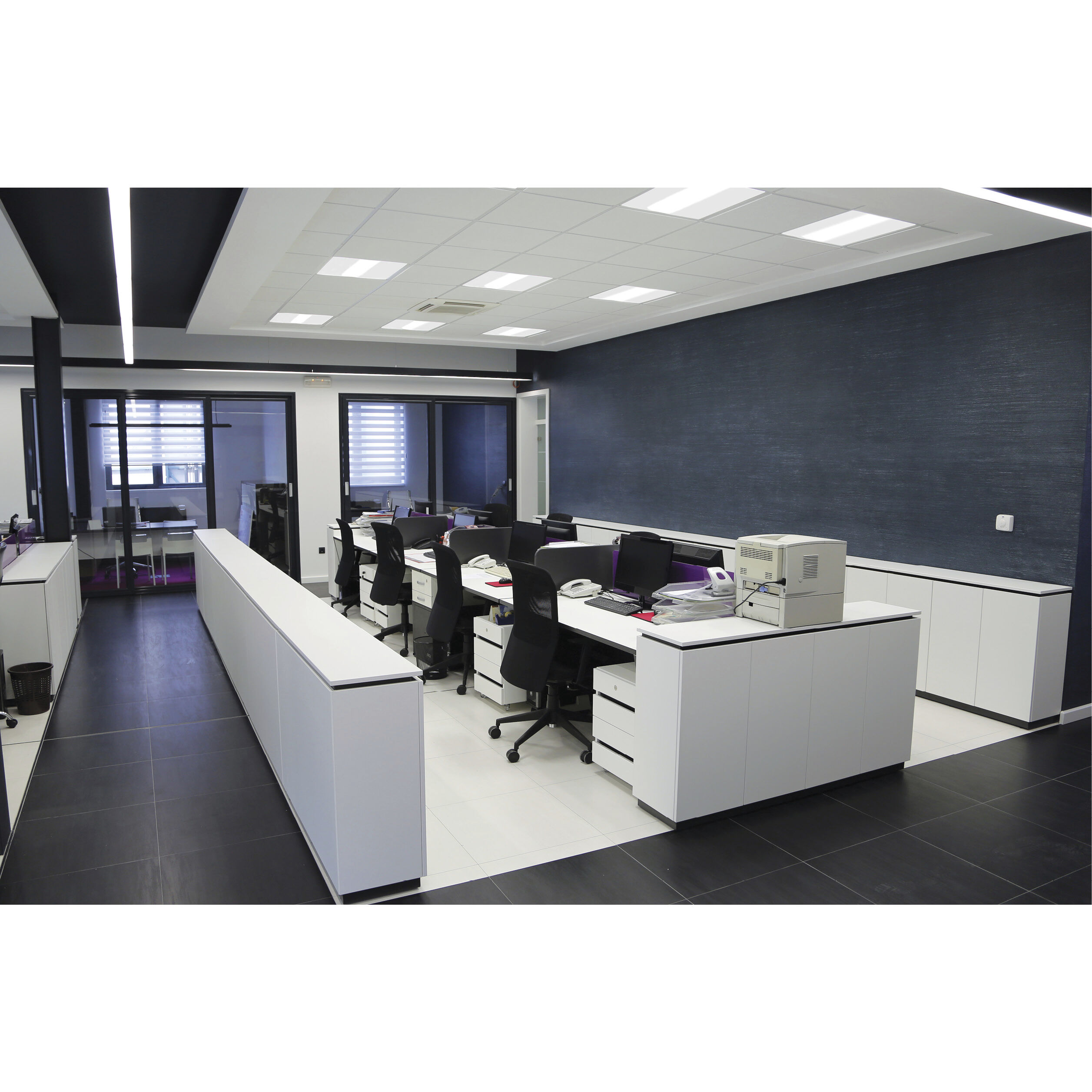 Brentwood LED 23.59 inch White LED Troffers Ceiling Light