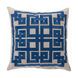 Gramercy 18 X 18 inch Navy and Light Gray Throw Pillow