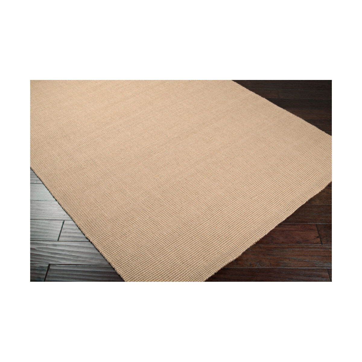 Jute Woven 108 X 72 inch Tan Handmade Rug, Rectangle