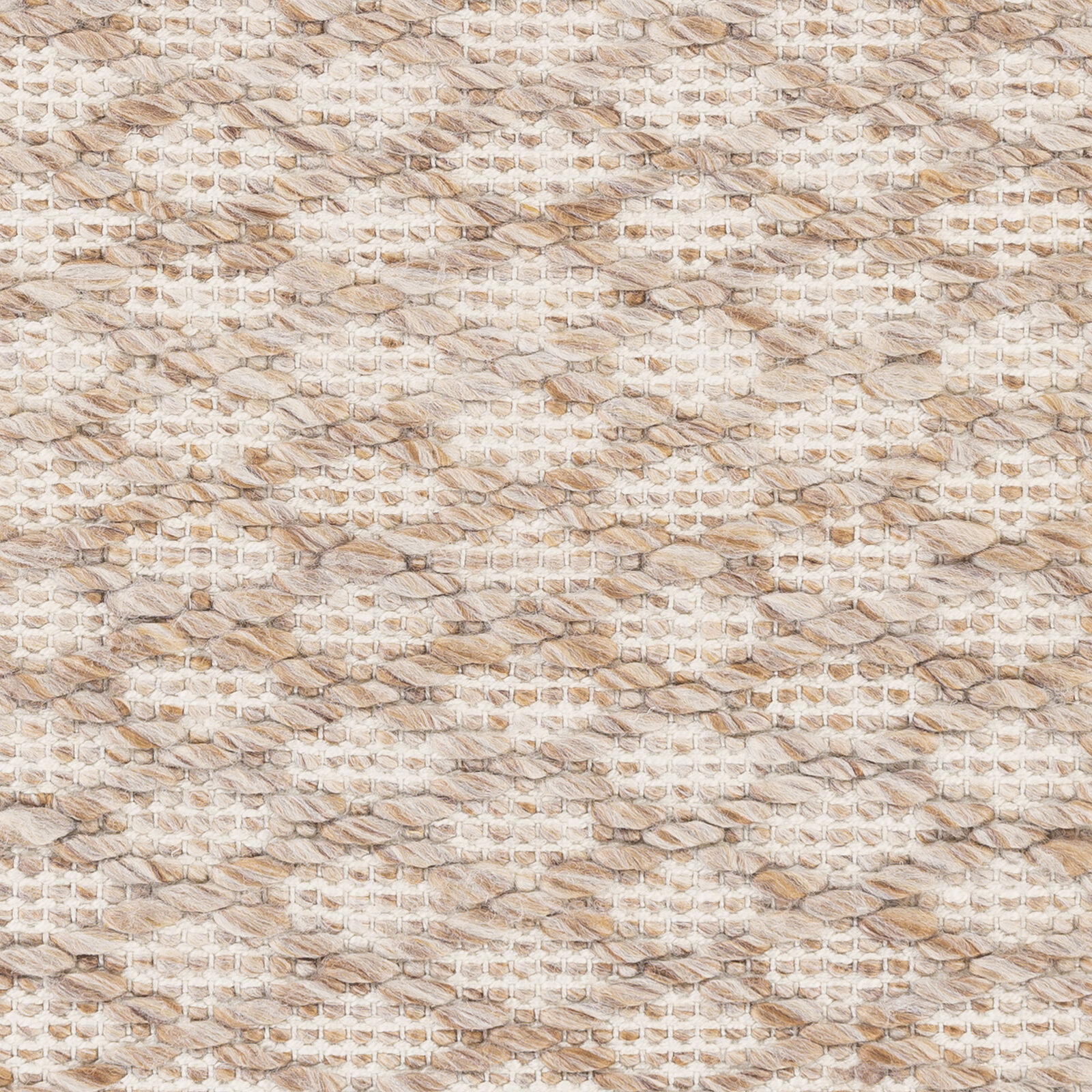 Modena 120 X 96 inch Brown/Tan/White Handmade Rug in 8 x 10, Rectangle