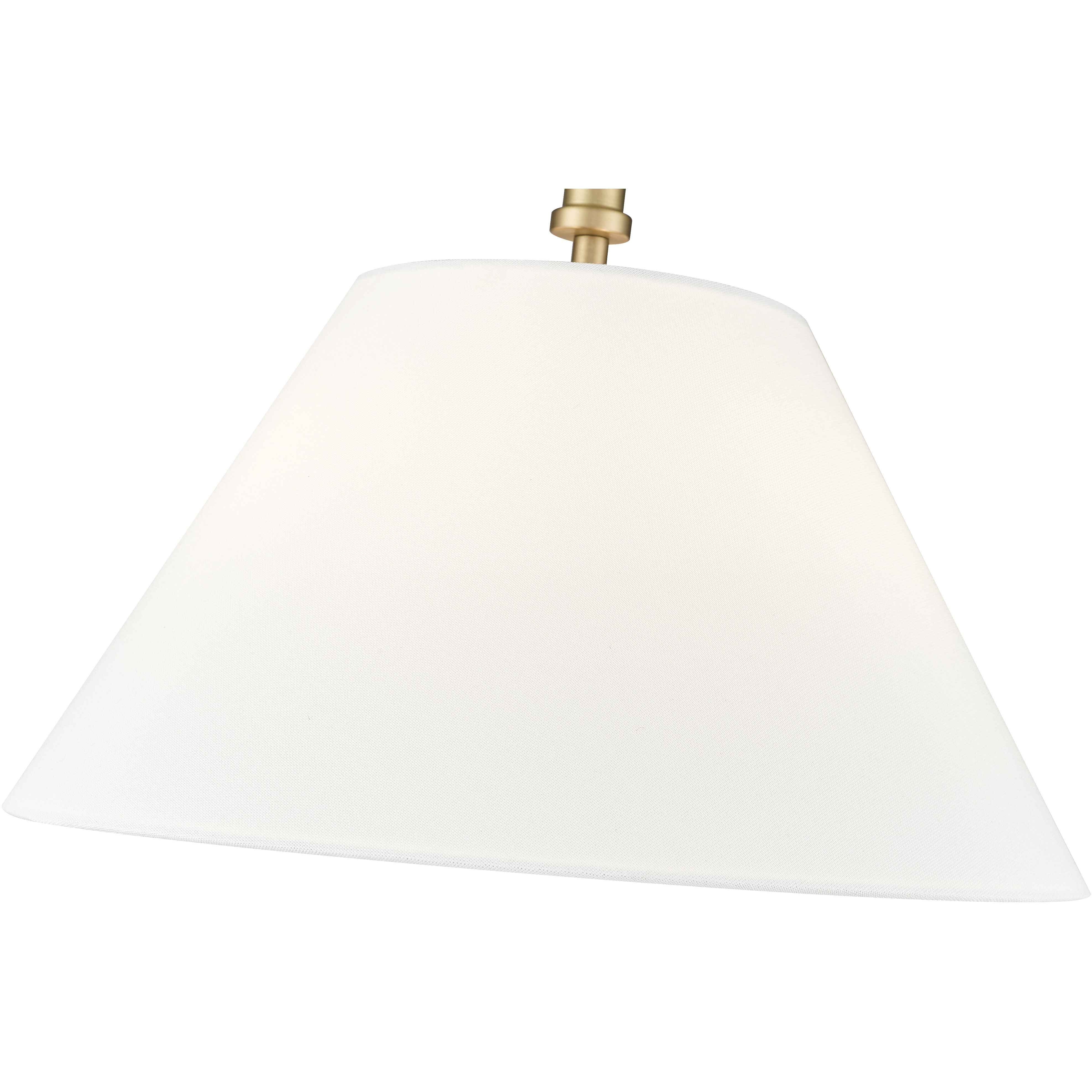 Adorra 3 Light 16 inch Vintage Brass Semi-Flush Mount Ceiling Light