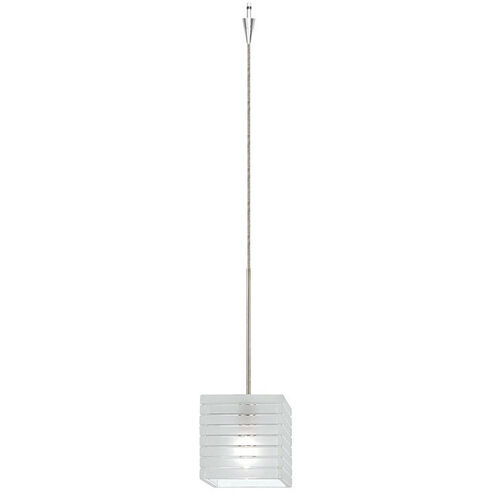 Cosmopolitan 1 Light 4 inch Brushed Nickel Pendant Ceiling Light in 50, Quick Connect