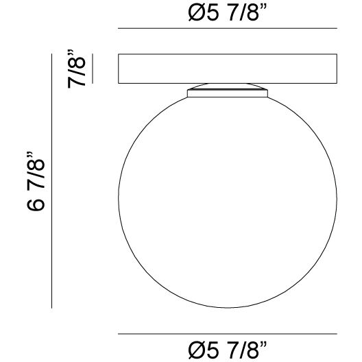 Cosmo Wall Sconce Wall Light in Black and Clear