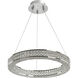 Eternity LED 20 inch Polished Chrome Entry Foyer Pendant Ceiling Light