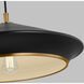 TOB by Thomas O'Brien Stanza 1 Light 24 inch Midnight Black Pendant Ceiling Light
