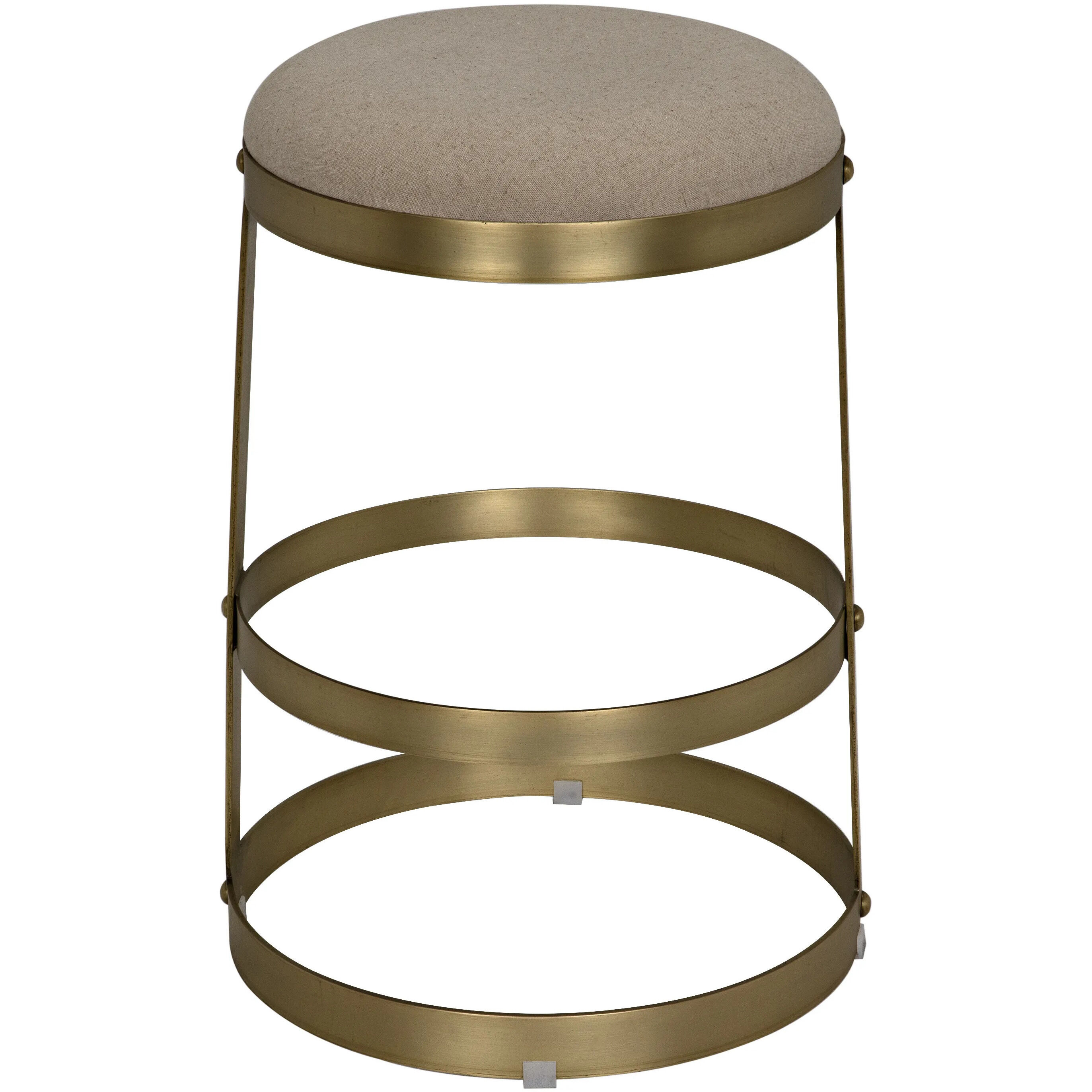 Dior 26 inch Antique Brass Counter Stool