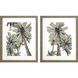 Waterside Green and Brown Framed Art, Propac