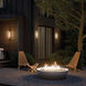 Berens 1 Light 20 inch Natural Brass Outdoor Wall Light