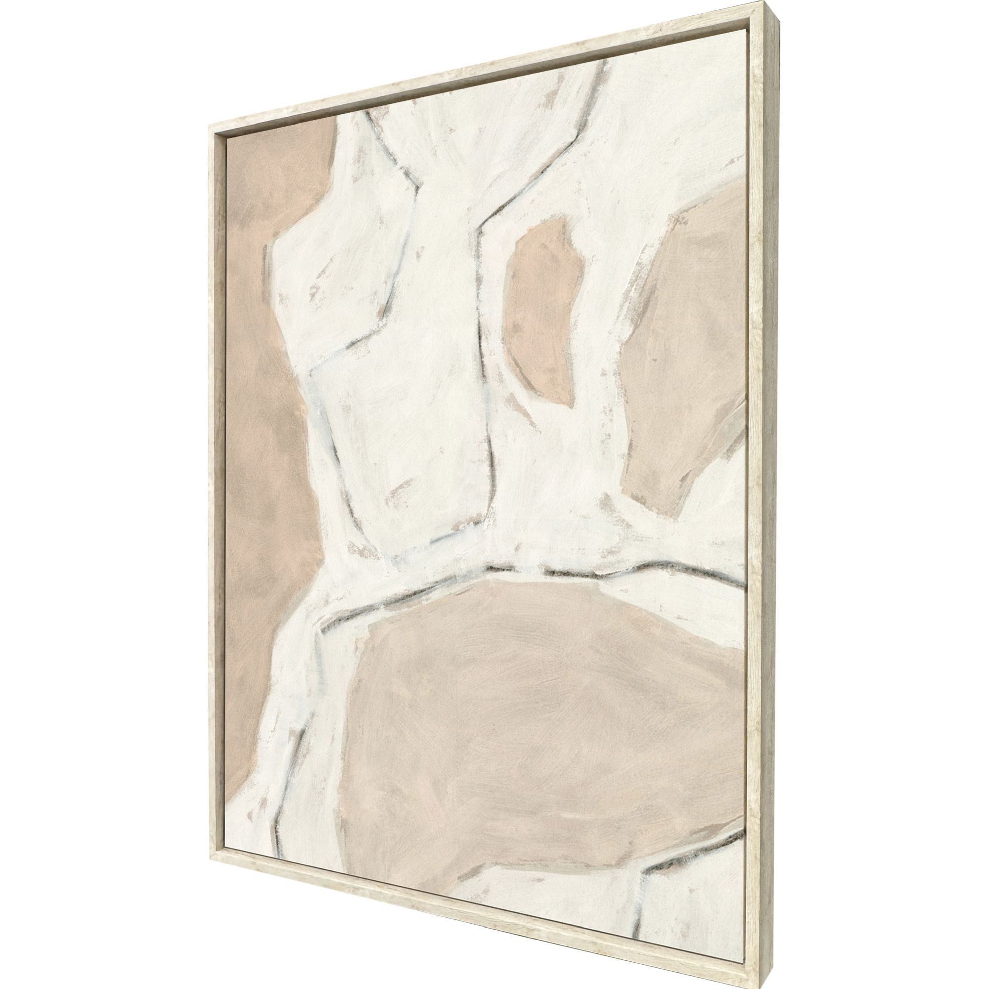 Conversations Pink and Beige and Neutral Canvas