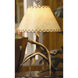 Trophy 26 inch 100.00 watt Resin Natural Antler Table Lamp Portable Light