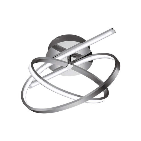 Coronado 1 Light 16 inch Chrome Flush Mount Ceiling Light