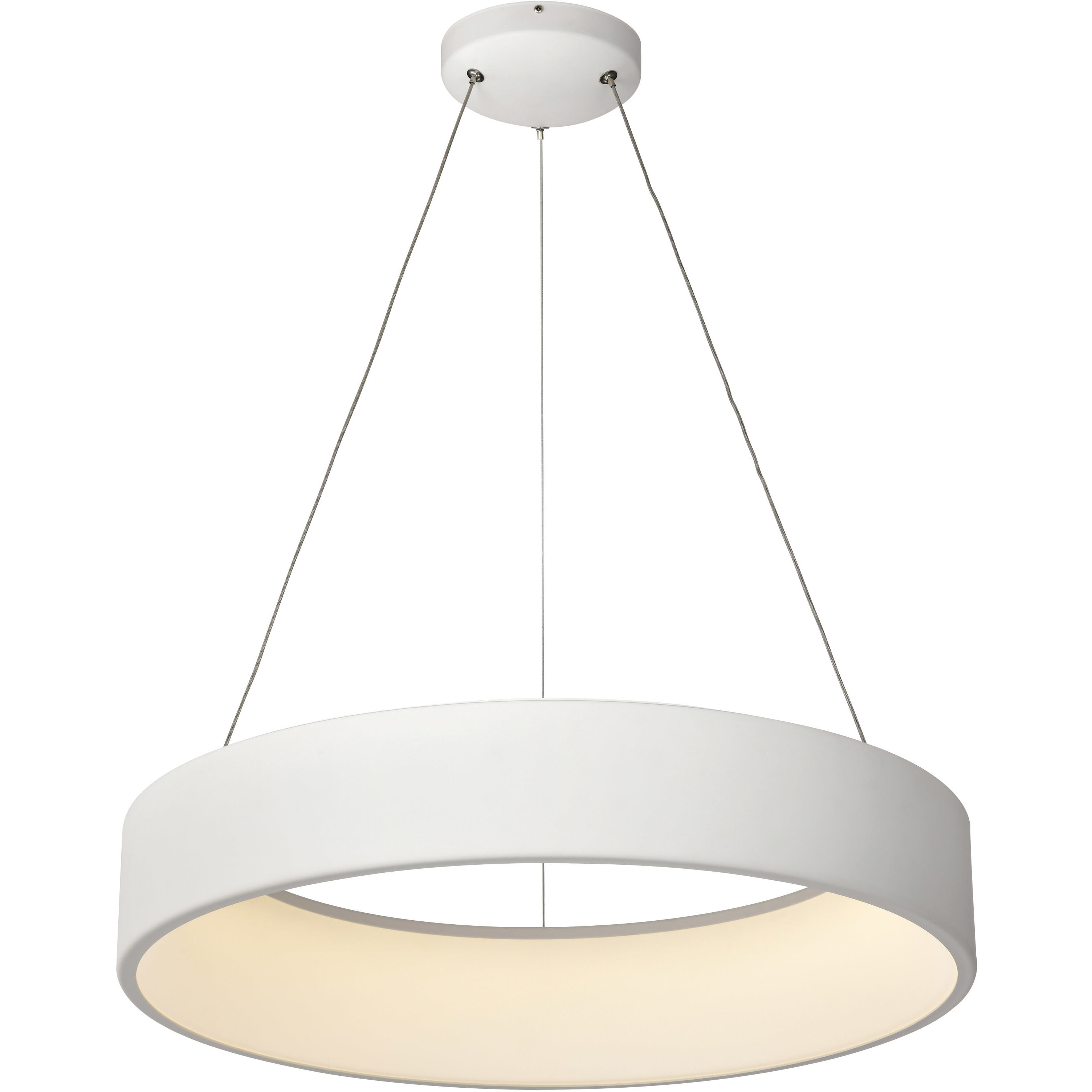 Orbit LED 23.5 inch White Pendant Ceiling Light