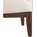 Ferguson Ivory and Dark Walnut Chair