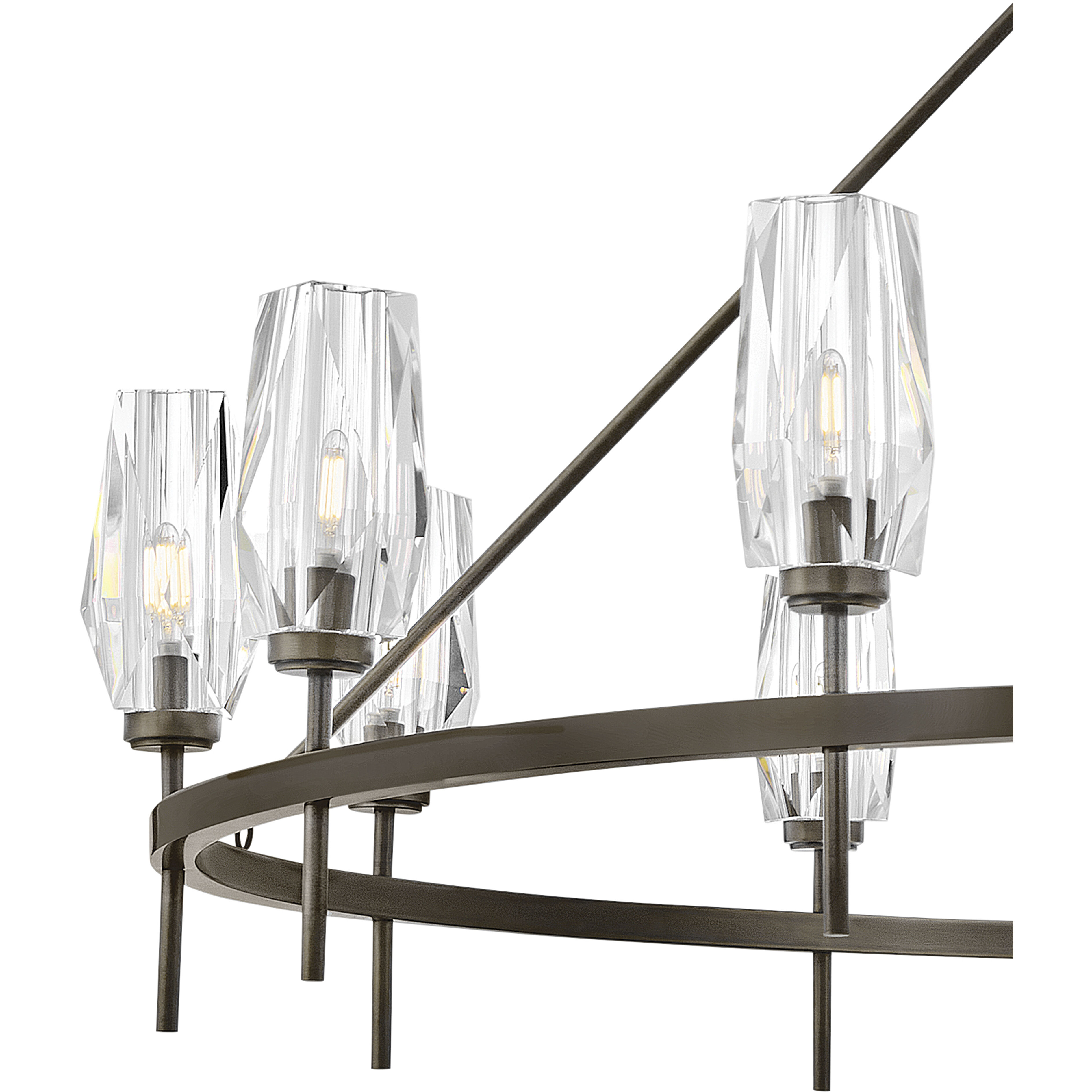 Ana 12 Light 58 inch Black Oxide Chandelier Ceiling Light