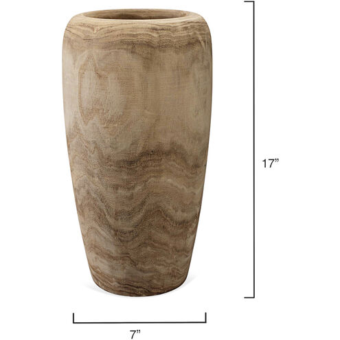 Ojai 17 X 7 inch Wooden Vase