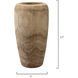 Ojai 17 X 7 inch Wooden Vase