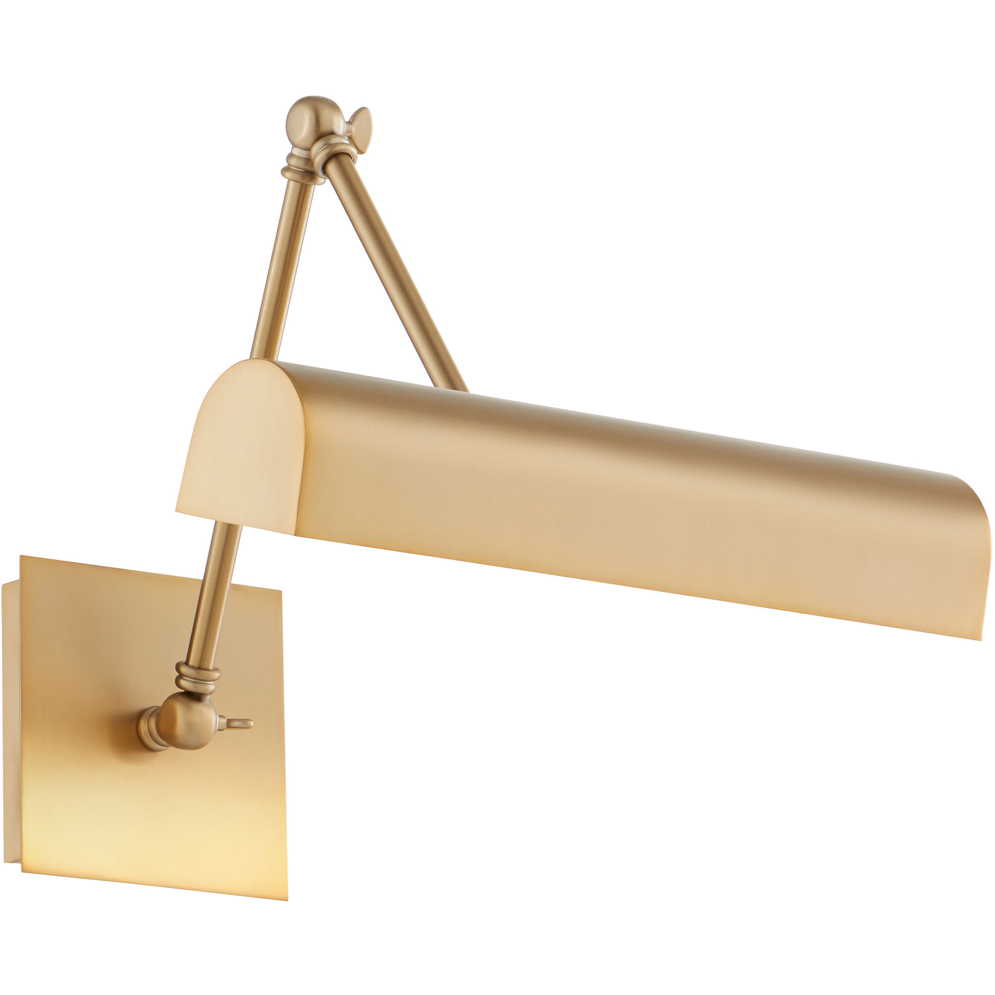 Picture Lights 120 watt 14.5 inch Aged Brass Gooseneck Picture Light Wall Light