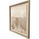 Goldenscape White and Metallic and Brown Framed Art, The Studio
