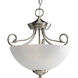 Pavilion 2 Light 14 inch Brushed Nickel Semi-Flush Mount Ceiling Light