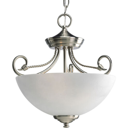 Pavilion 2 Light 14 inch Brushed Nickel Semi-Flush Mount Ceiling Light