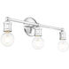Lansdale 3 Light 20 inch Polished Chrome Vanity Sconce Wall Light
