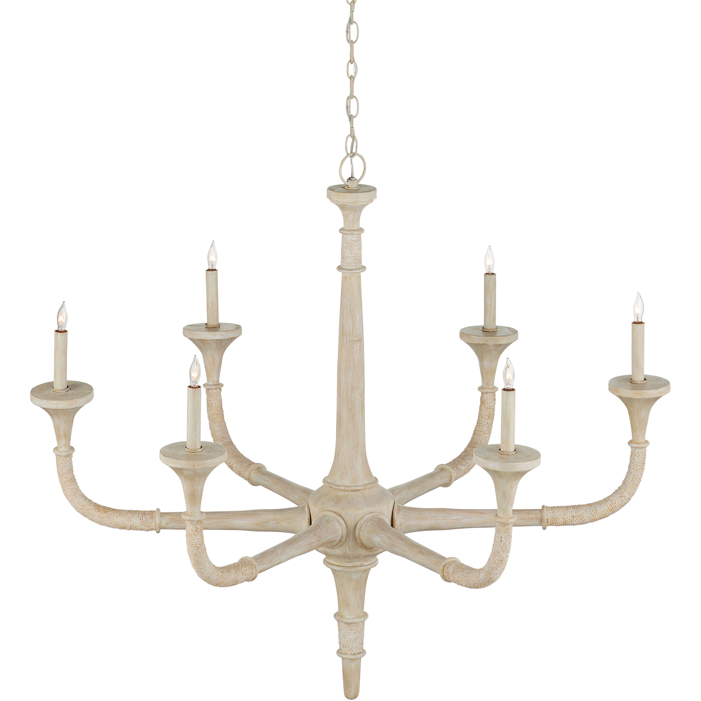 Aleister 6 Light 43.5 inch Sandstone Chandelier Ceiling Light