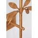 Julie Neill Clementine LED 9 inch Antique Gold Leaf Tail Sconce Wall Light