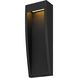Taper LED 16 inch Sand Black Wall Sconce