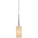 Allure 1 Light 6 inch Brushed Nickel Mini Pendant Ceiling Light