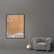 Autumn Rush Orange and Metallic and Gray Canvas, The Studio
