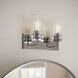 Merry 2 Light 12 inch Polished Chrome Bath Vanity Wall Light