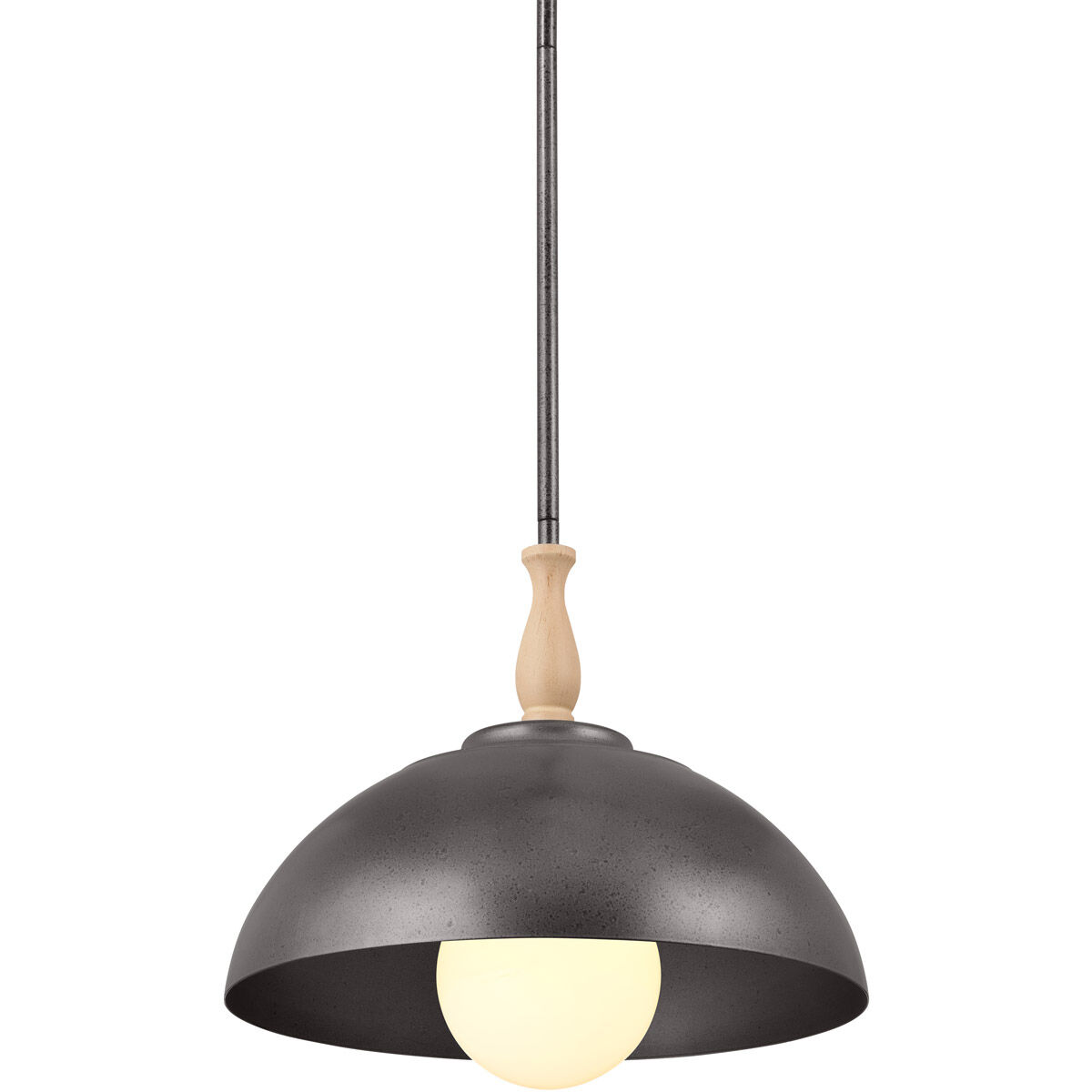 Homestead Fira 1 Light 14 inch Anvil Iron Pendant Ceiling Light, Fira