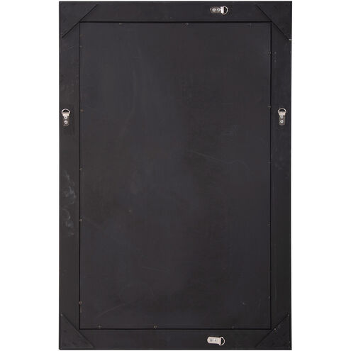 George 33 X 1 inch Matte Black Wall Mirror