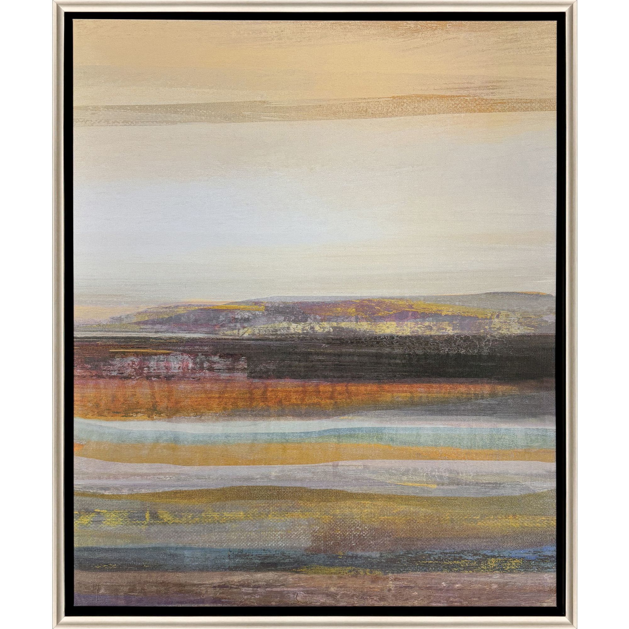 Santa Fe Yellow and Purple and Rust and Turquoise Canvas