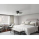 Newsome 42 inch Matte Black with Dark Gray Oak/Matte Black Blades Ceiling Fan
