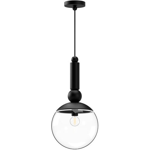 Alora Mood Delilah 1 Light 9.88 inch Matte Black Pendant Ceiling Light