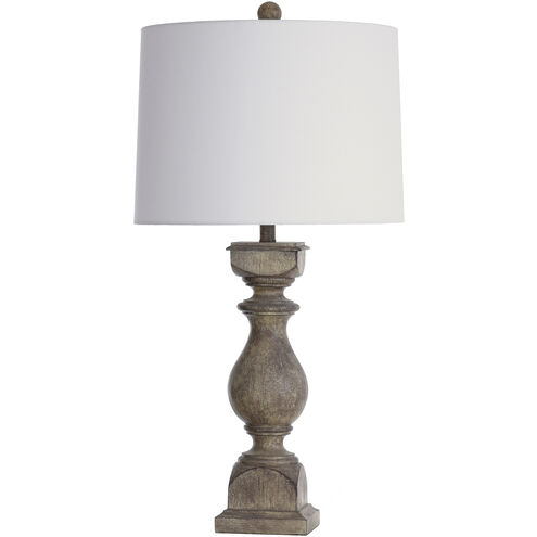 Grayson 33 inch 150.00 watt Weathered Gray Table Lamp Portable Light