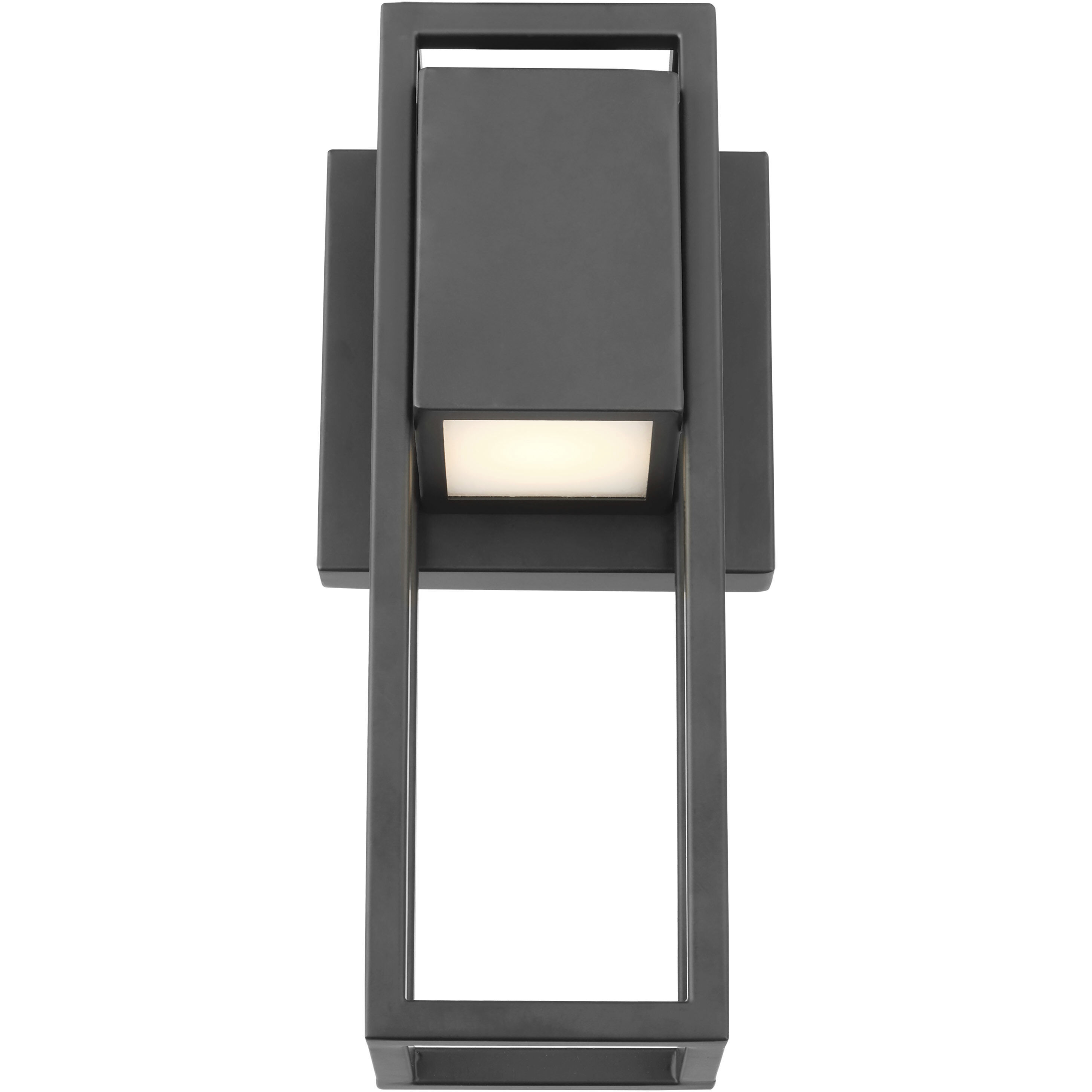 Supreme LED 11 inch Matte Black Outdoor Wall Sconce