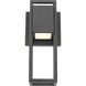 Supreme LED 11 inch Matte Black Outdoor Wall Sconce