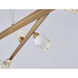 Canada LED 18 inch Gold Chandelier Ceiling Light