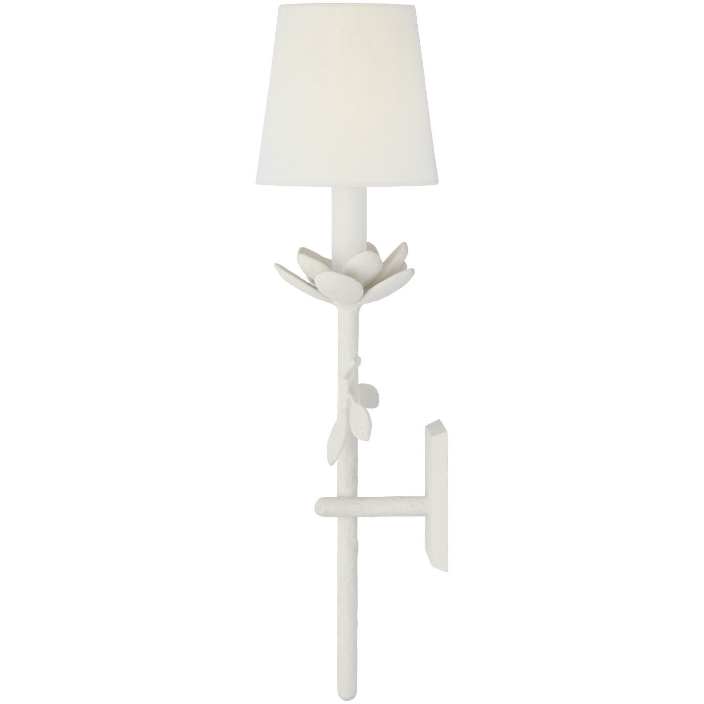 Julie Neill Clementine LED 7.25 inch Plaster White Tail Sconce Wall Light